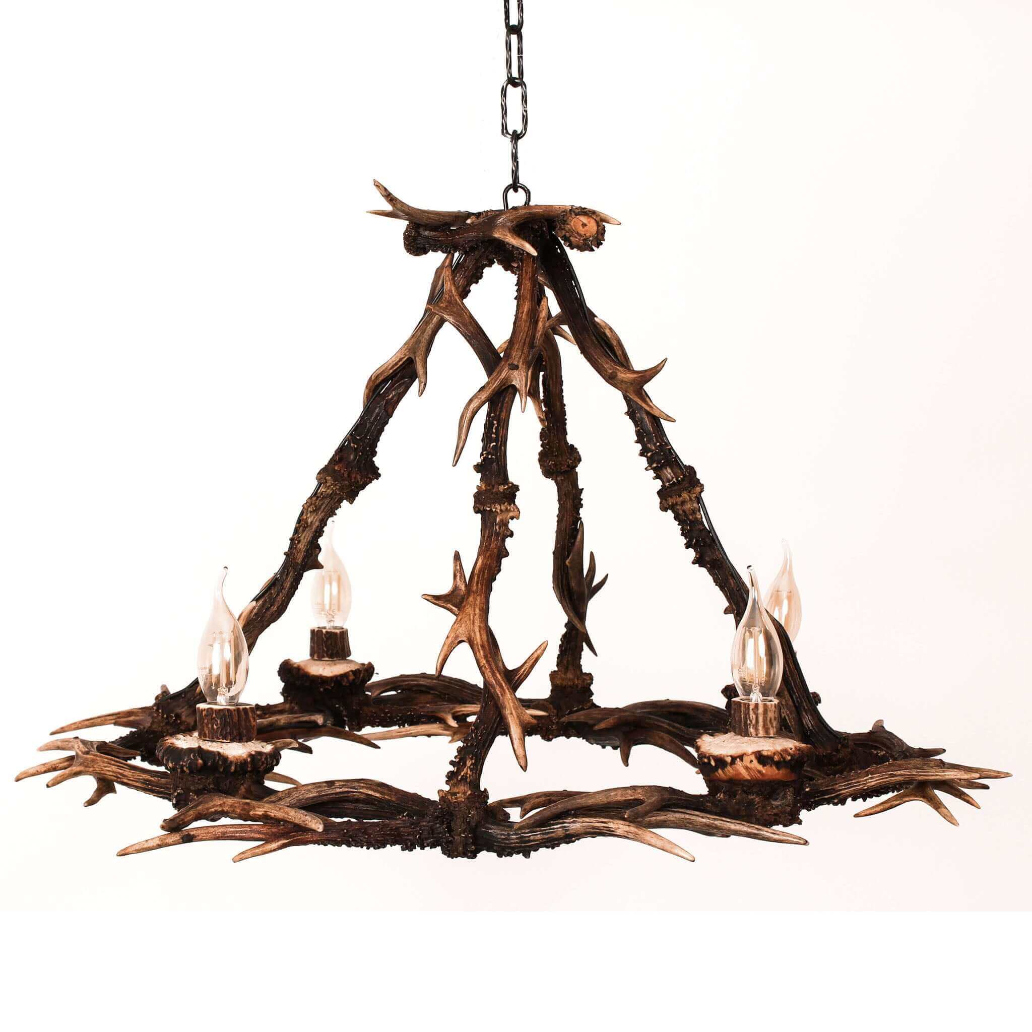 Antler chandelier for farmhouse.