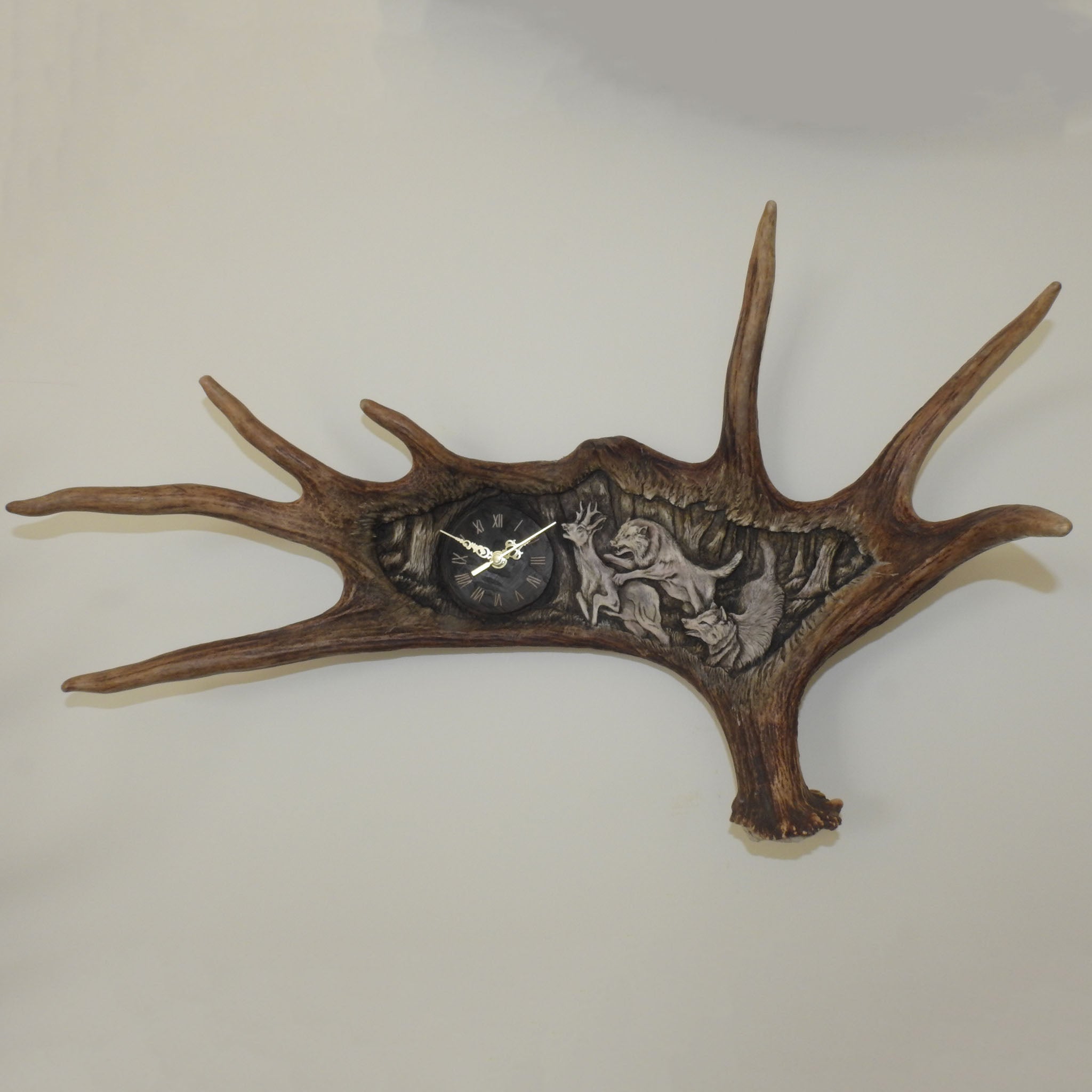 Real Moose antler carving.