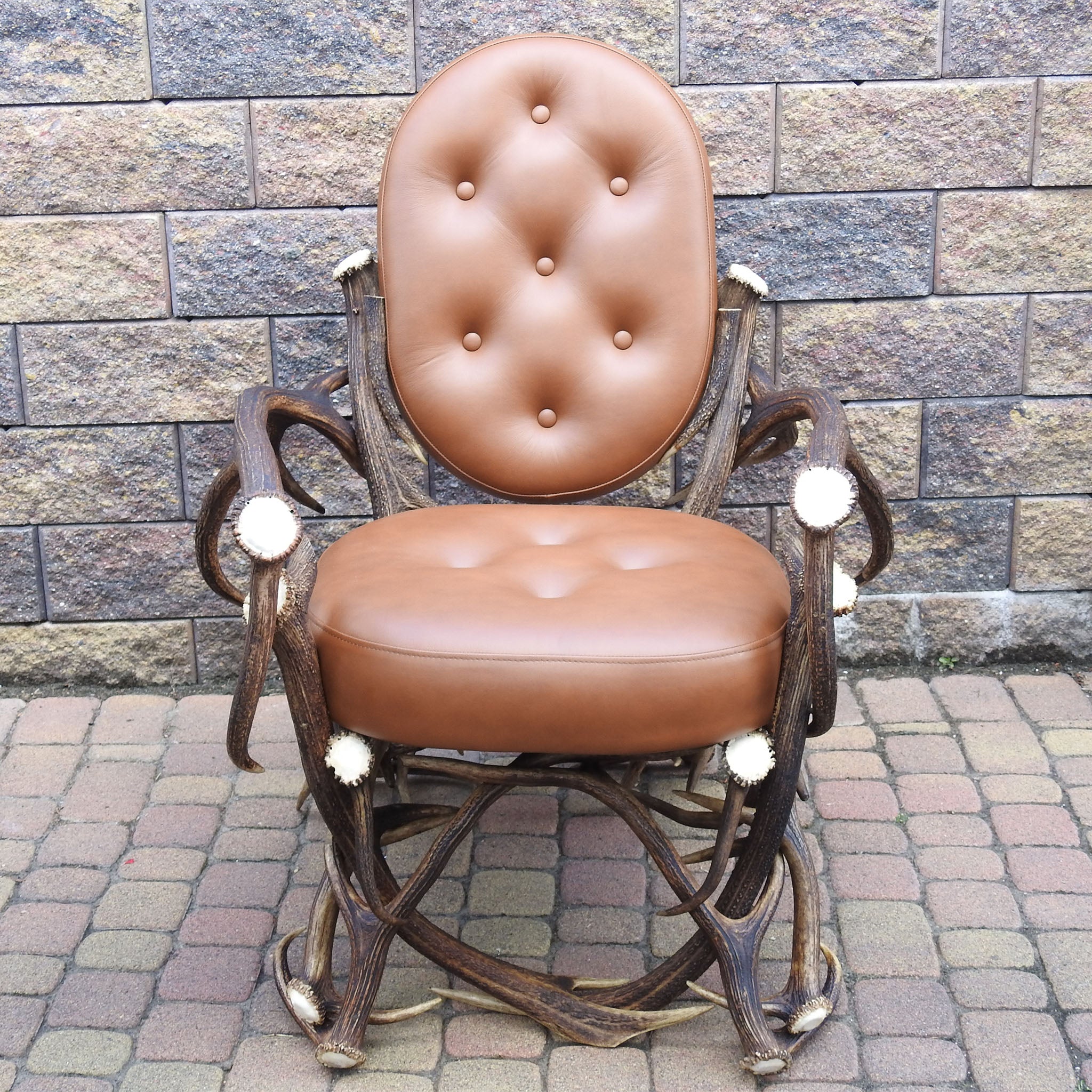 Deer antler chair.
