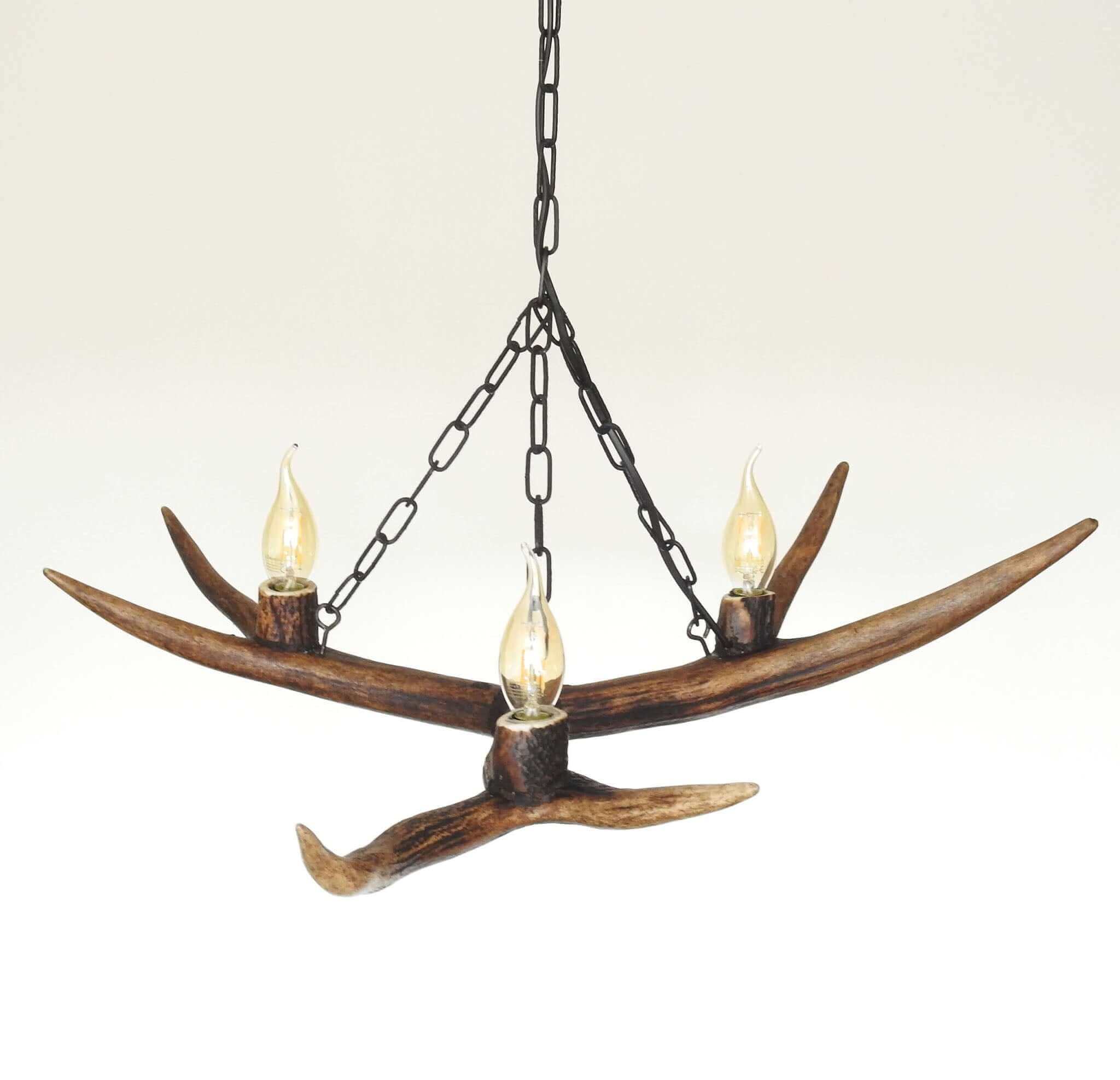 Small antler chandelier.