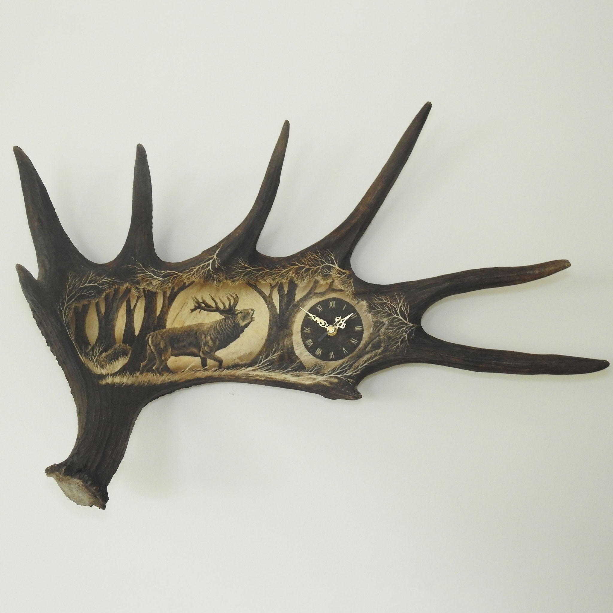 Real moose carving antler.