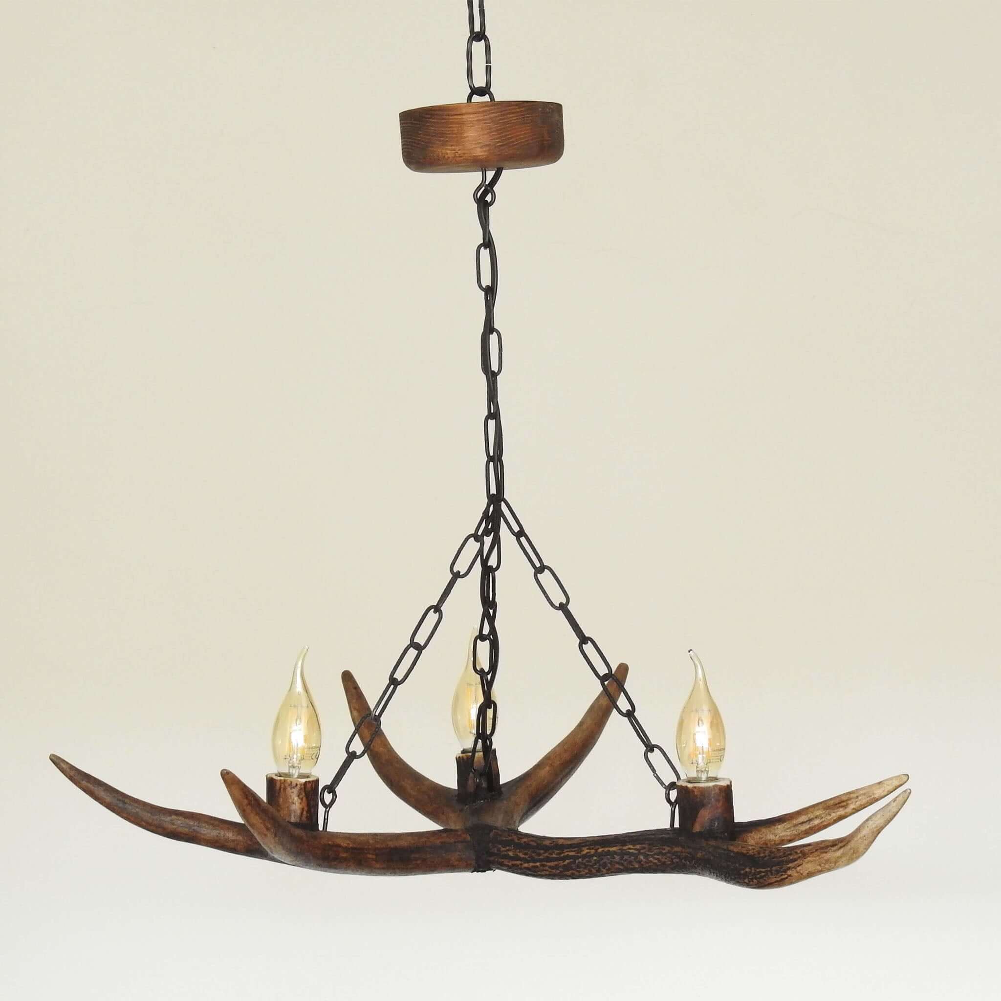 Farmhouse antler chandelier.