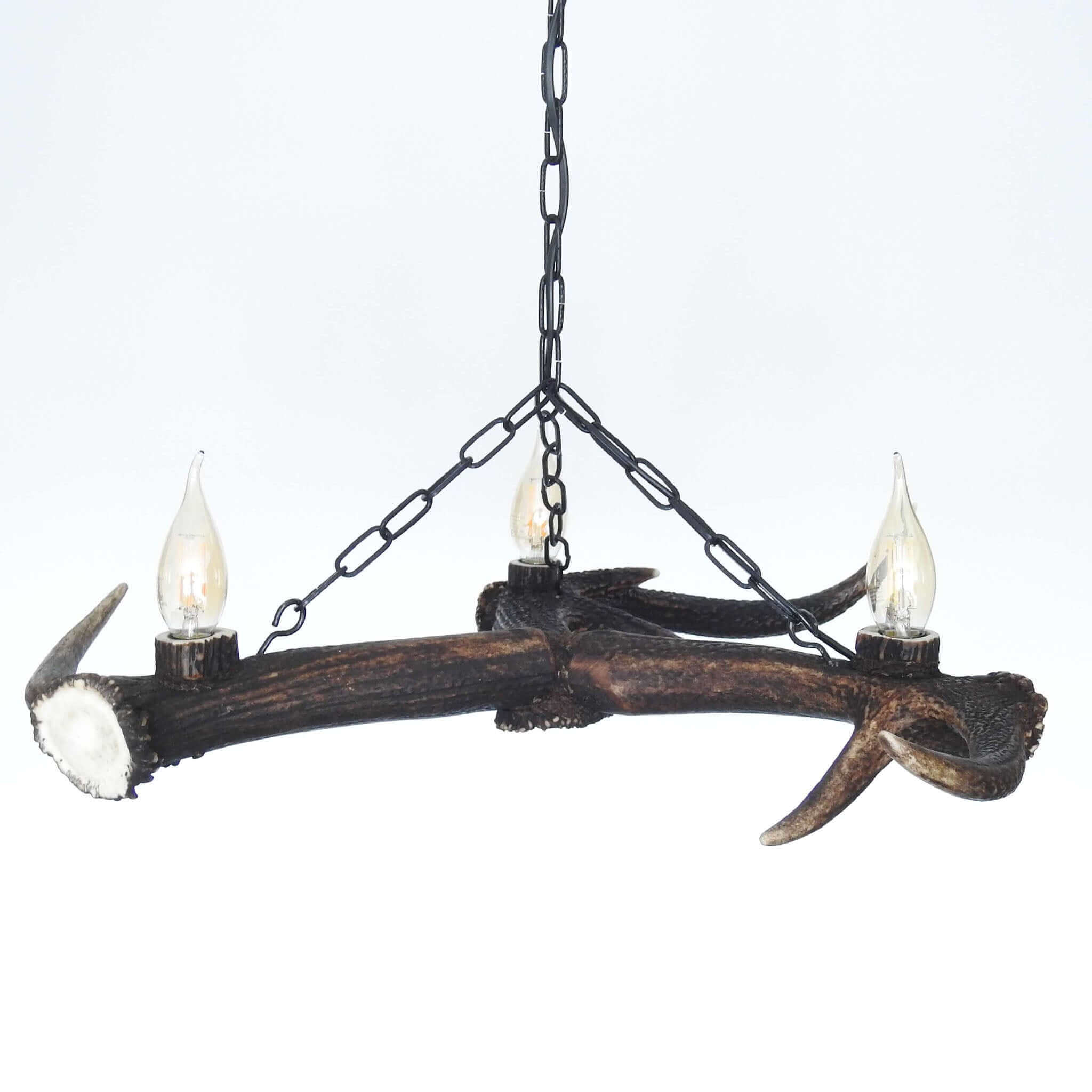 Small deer antlers chandelier.
