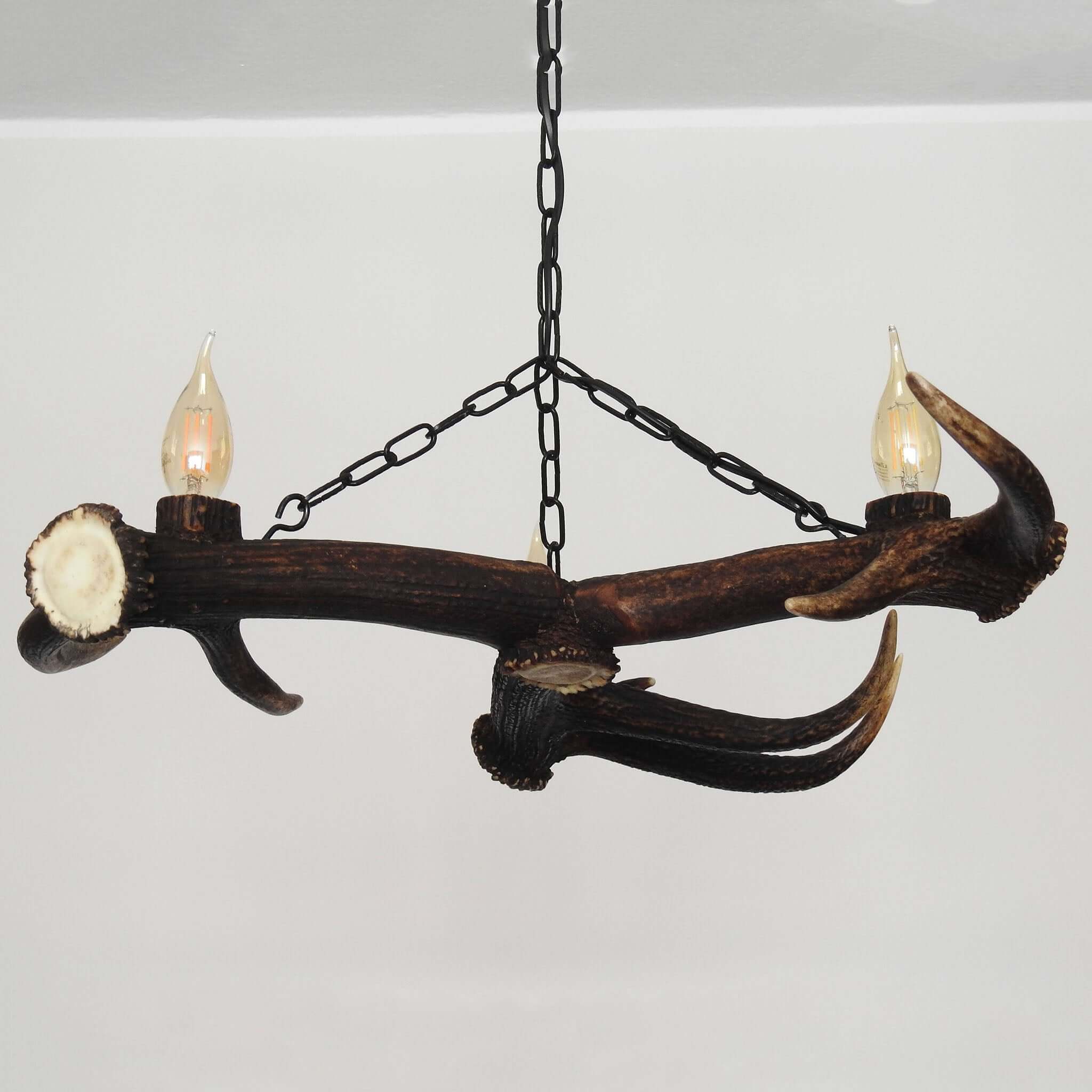 Classic antler chandelier.